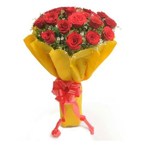 Cake + Red Rose Bouquet+ Balloons & Full Decoration Anniversary Package